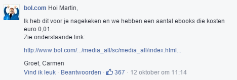 Bol.com antwoordt met een goedkoop product